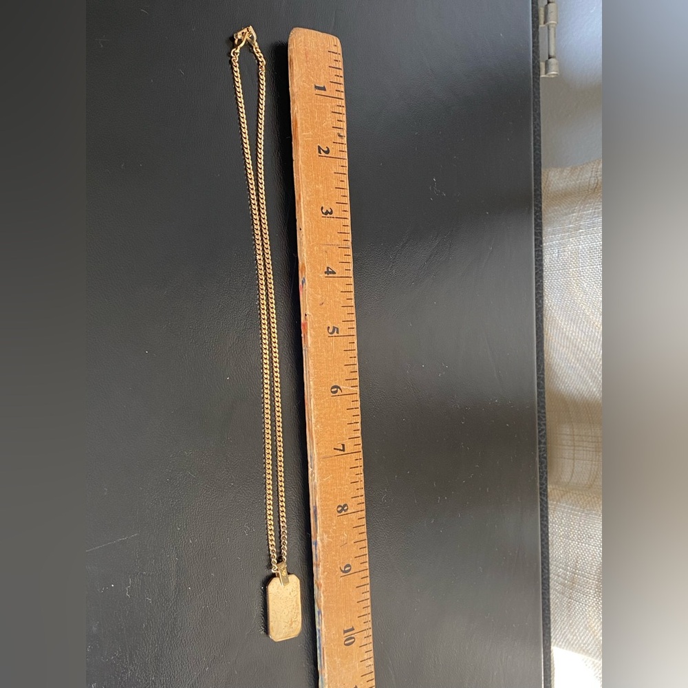 Christian Dior Gold and Silver Pendant Necklace - Picture 7 of 7